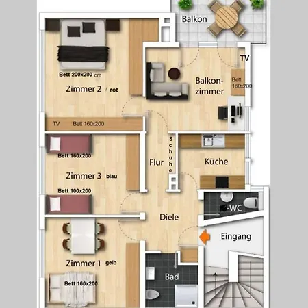 Grosse 20 Km Von Koeln Bis Zu 17 Personen Lägenhet *